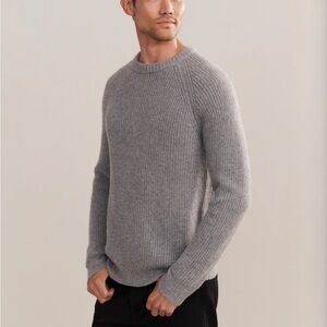 Jenni Kayne Mens Cashmere Fisherman Sweater